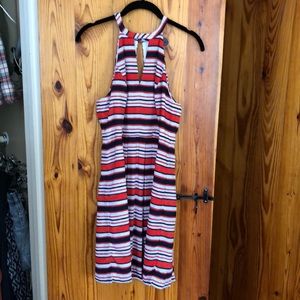 Kensie Open Back Striped Dress